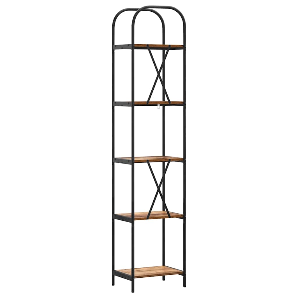 Bokhylle Gammelt tre 40 x 30 x 183 cm Konstruert tre