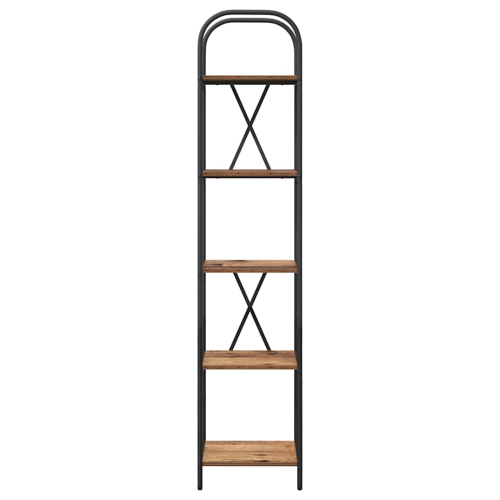 Bokhylle Gammelt tre 40 x 30 x 183 cm Konstruert tre