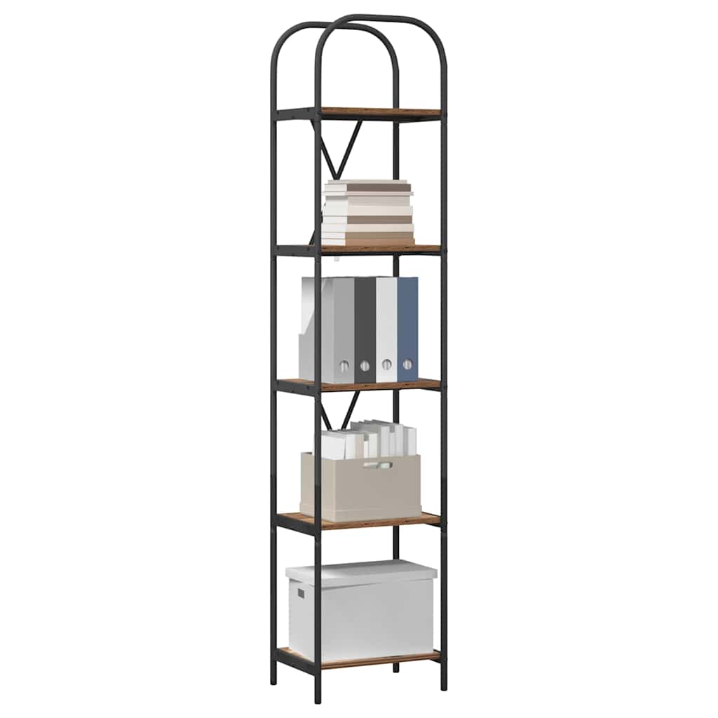 Bokhylle Gammelt tre 40 x 30 x 183 cm Konstruert tre