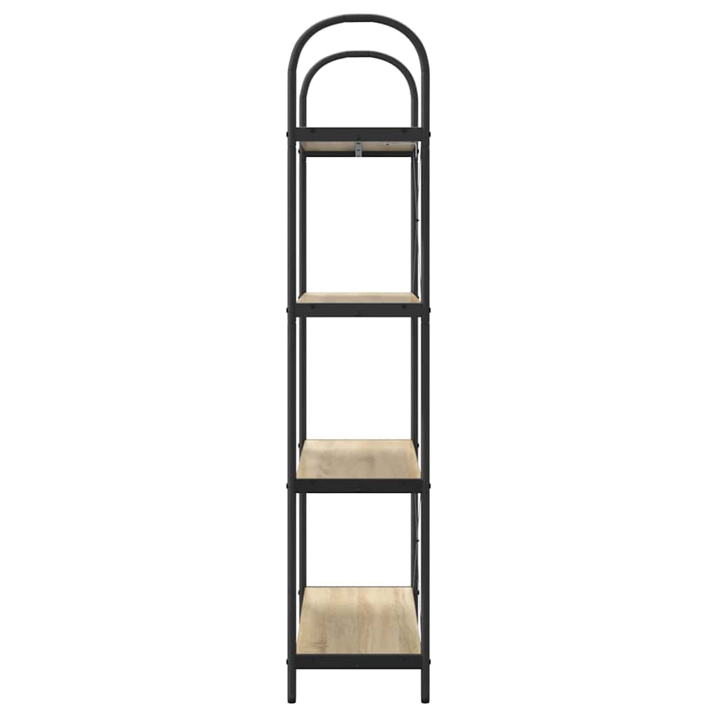 Bokhylle Sonoma eik 80 x 30 x 146 cm Konstruert tre
