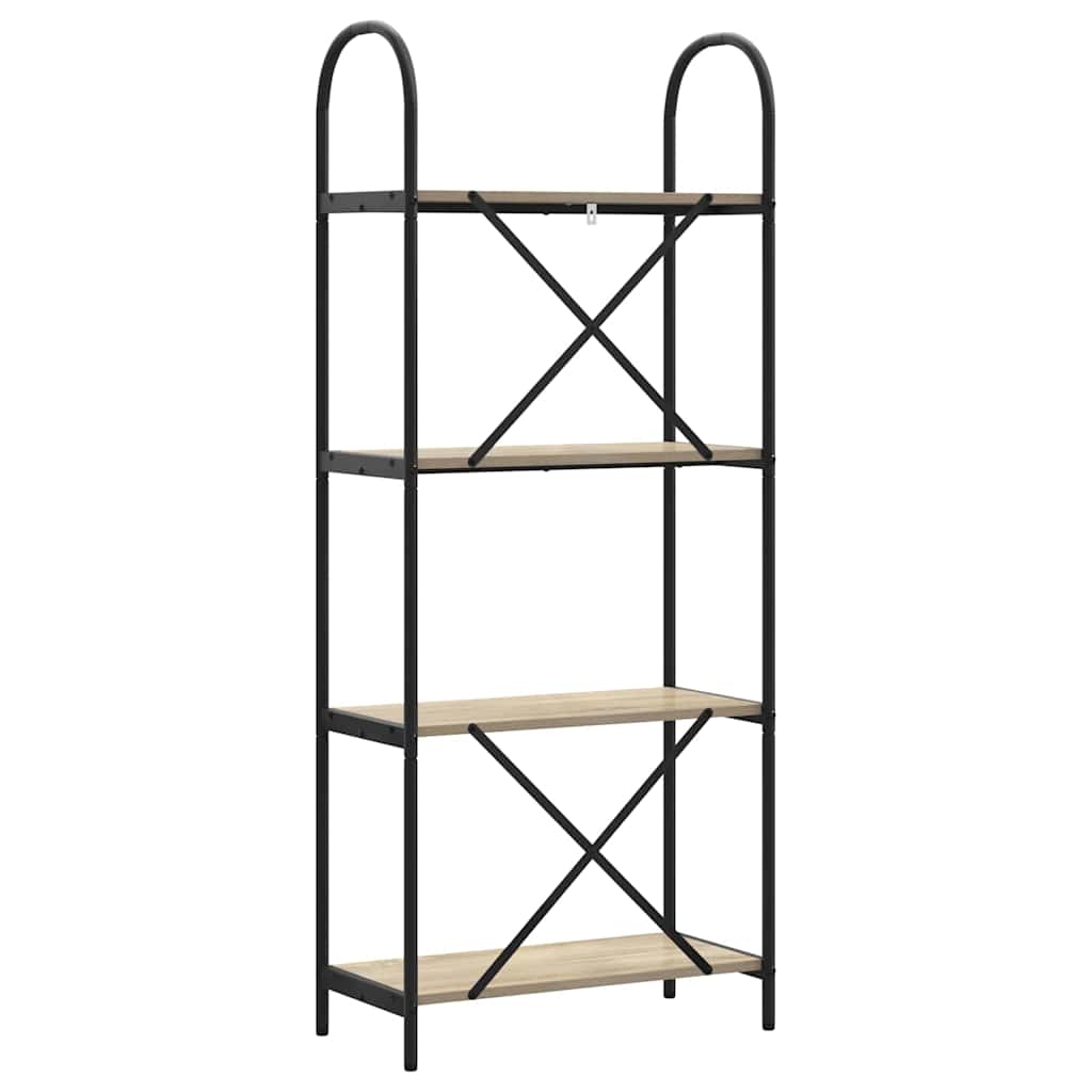 Bokhylle Sonoma eik 60 x 30 x 146 cm Konstruert tre