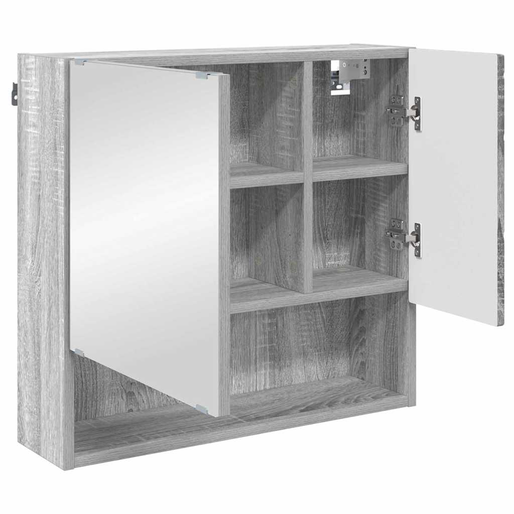 Baderomsmøbelsett 3 pcs Sonoma Grå 61 x 35 x 64 cm