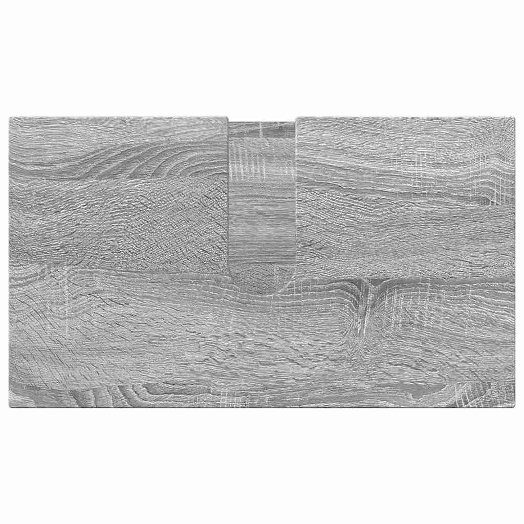 Baderomsmøbelsett 3 pcs Sonoma Grå 61 x 35 x 64 cm