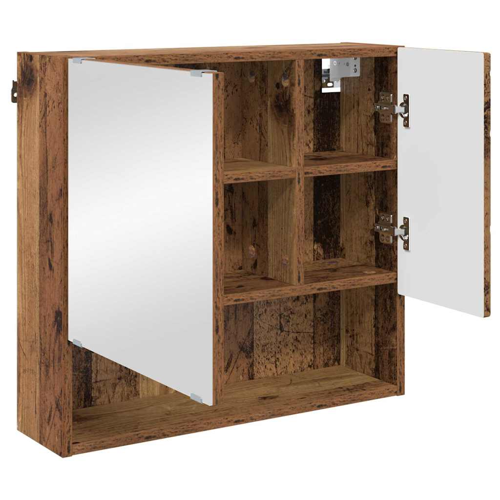 Baderomsmøbelsett 3 pcs Gammelt Tre 61 x 35 x 64 cm