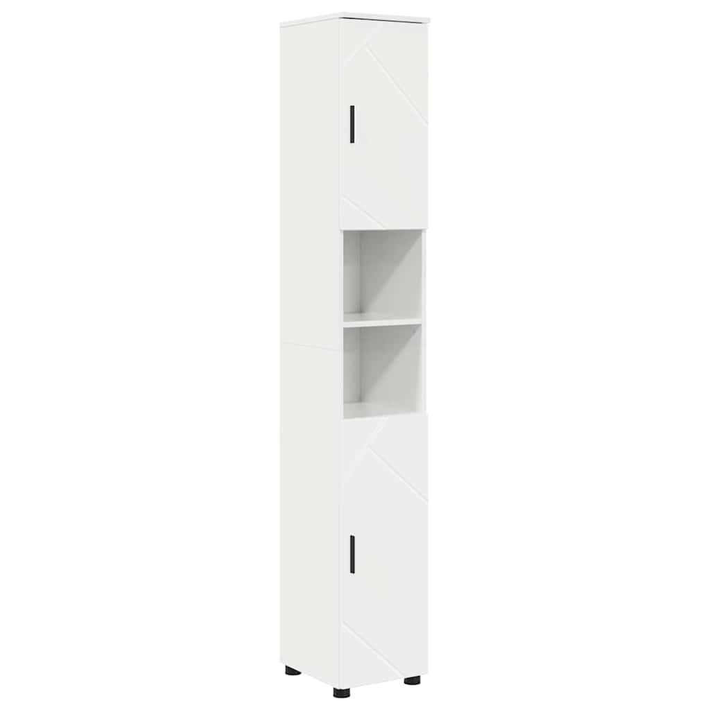 Baderomsmøbelsett 4 pcs Høyglans Hvit 61 x 35 x 64 cm