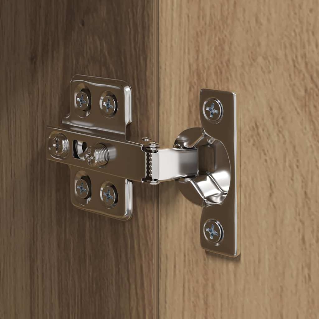 TV-benksett Veggmontert 8 pcs Artisan Eik Konstruert tre