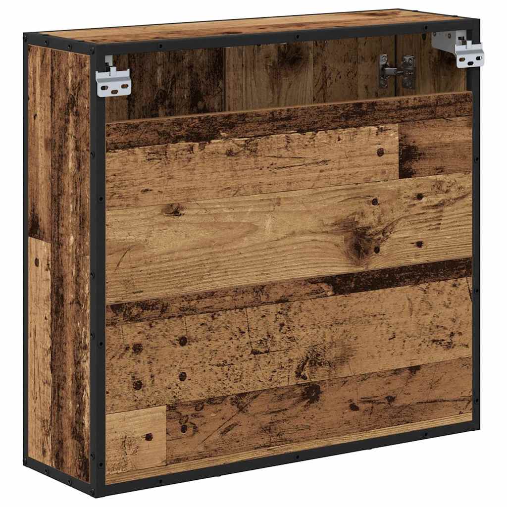 Baderomsspeilskap Gammelt tre 65 x 20 x 60 cm Konstruert tre