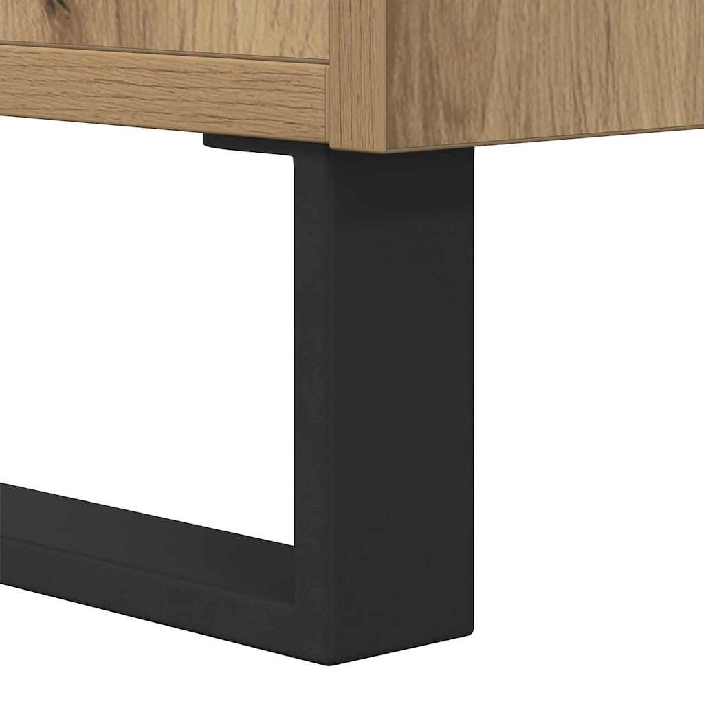 Serviesskap Artisan Eik 34,5 x 34 x 90 cm Ingeniørtre og jern