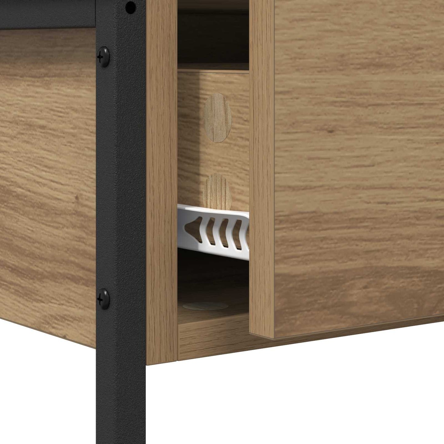 Konsollbord Artisan Eik 75 x 34,5 x 75 cm Konstruert tre