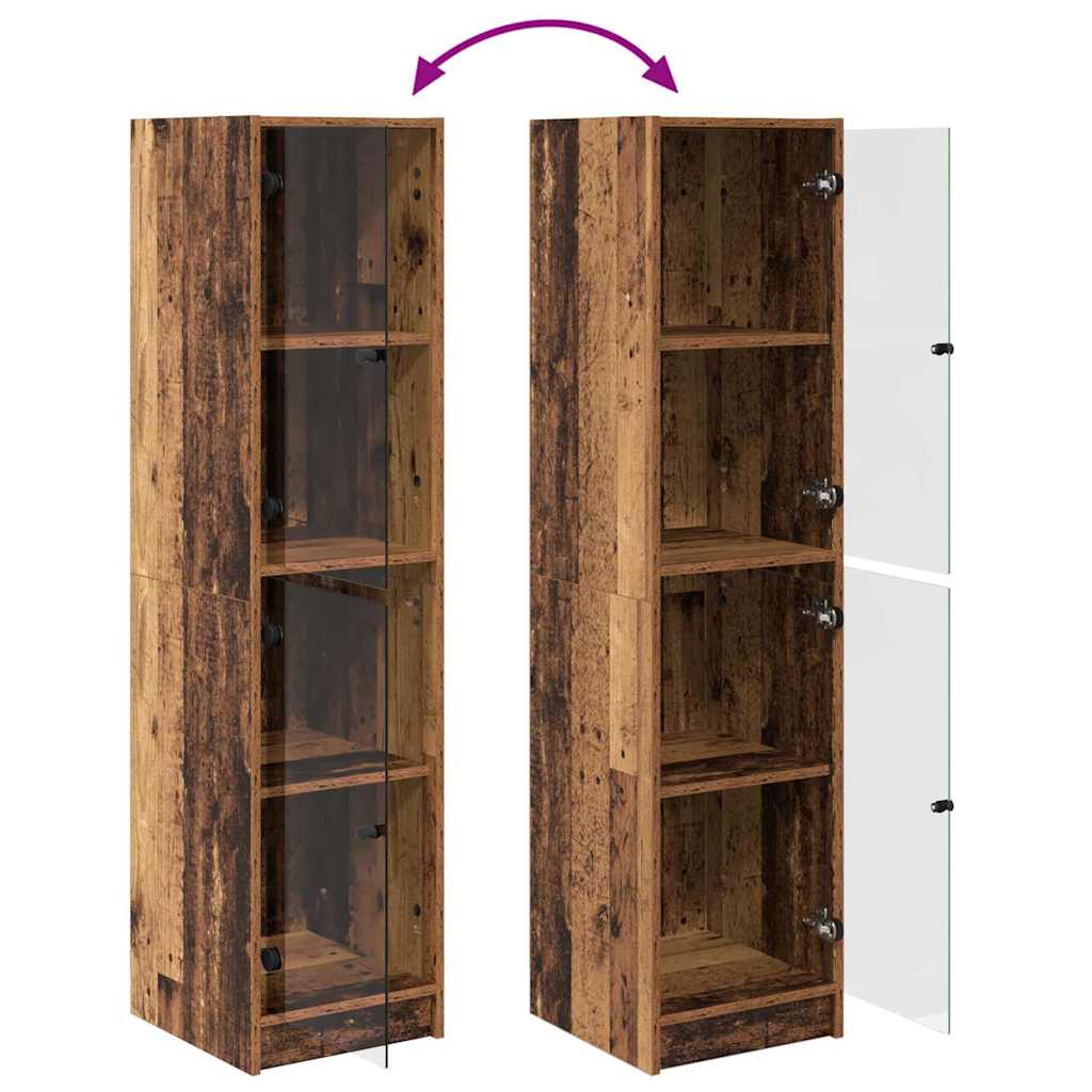 Skap Gammelt Tre 35 x 37 x 142 cm