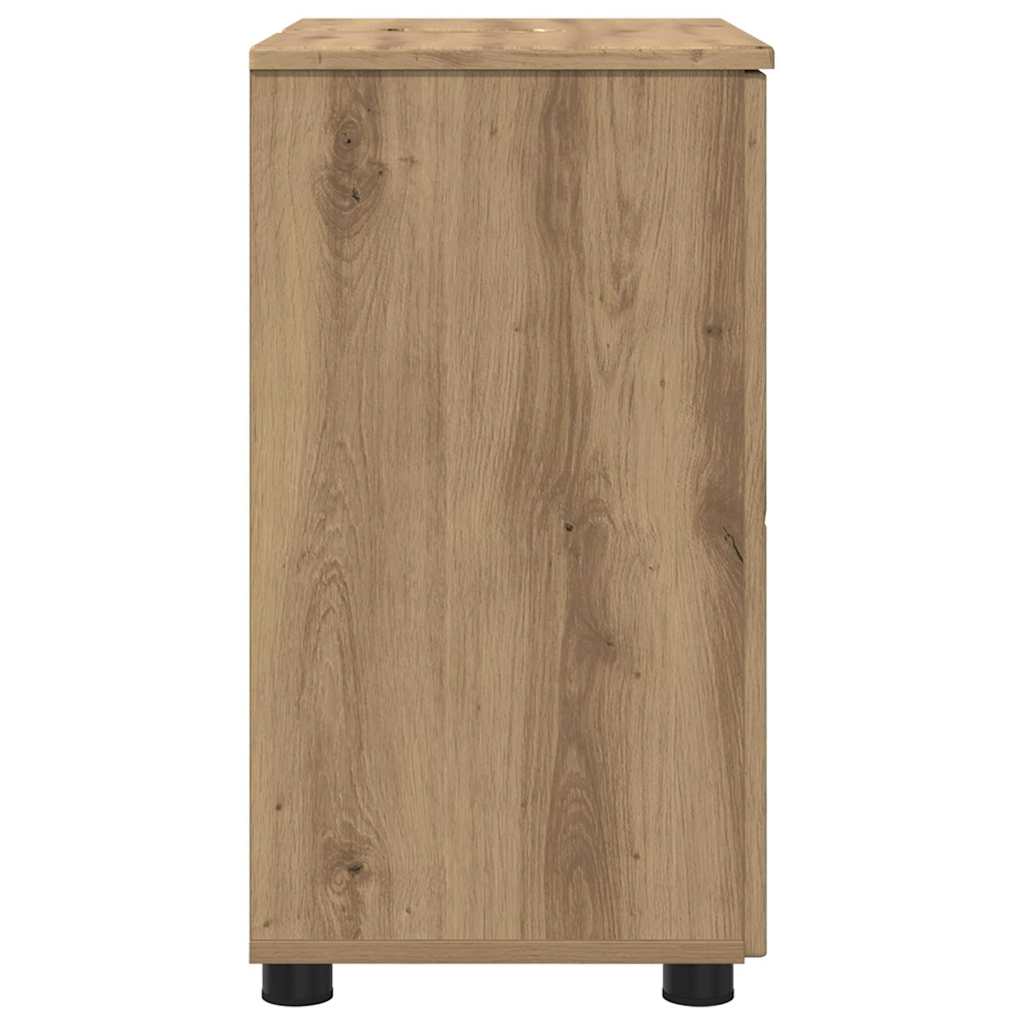 Baderomsskap med dør artisan eik 61 x 35 x 64 cm Konstruert tre