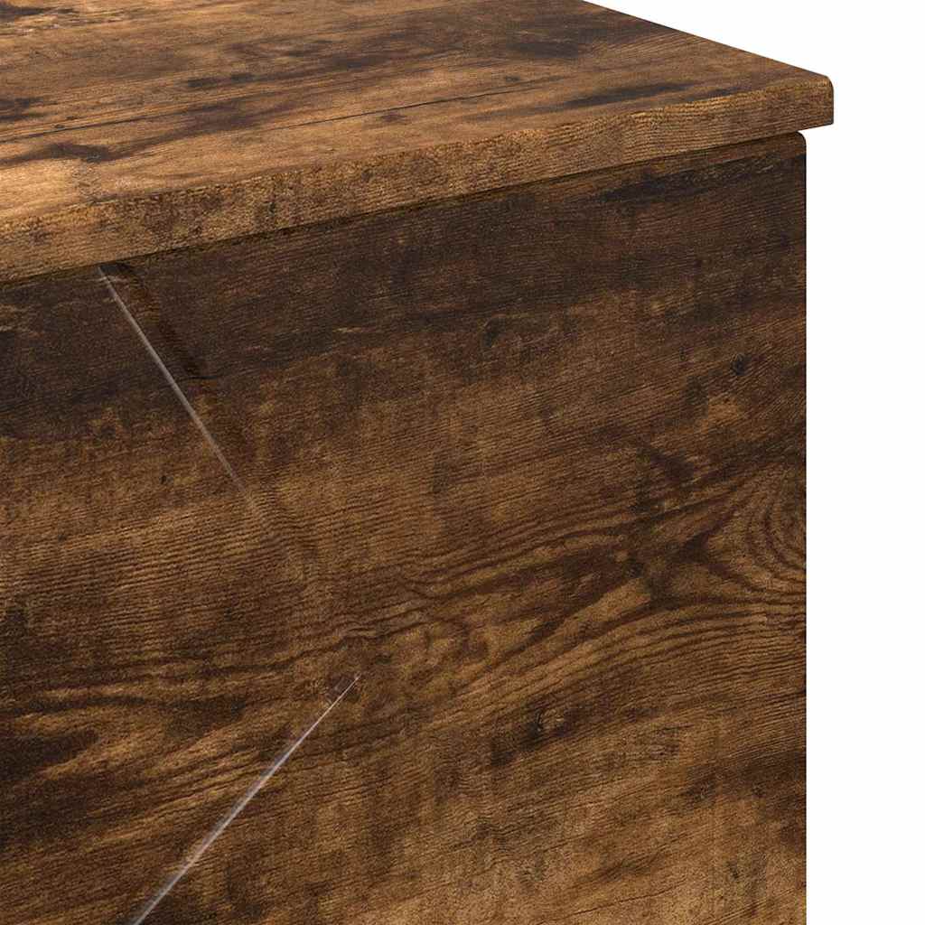 Baderomsskap Røkt eik 76.5 x 35 x 64 cm Konstruert tre