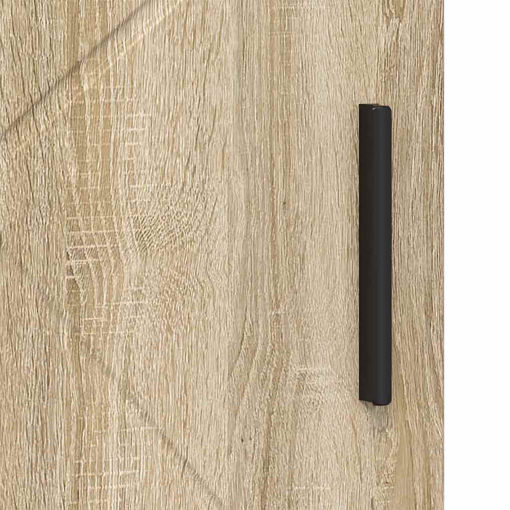 Baderomsskap med dør Sonoma eik 60 x 35 x 80 cm Konstruert tre
