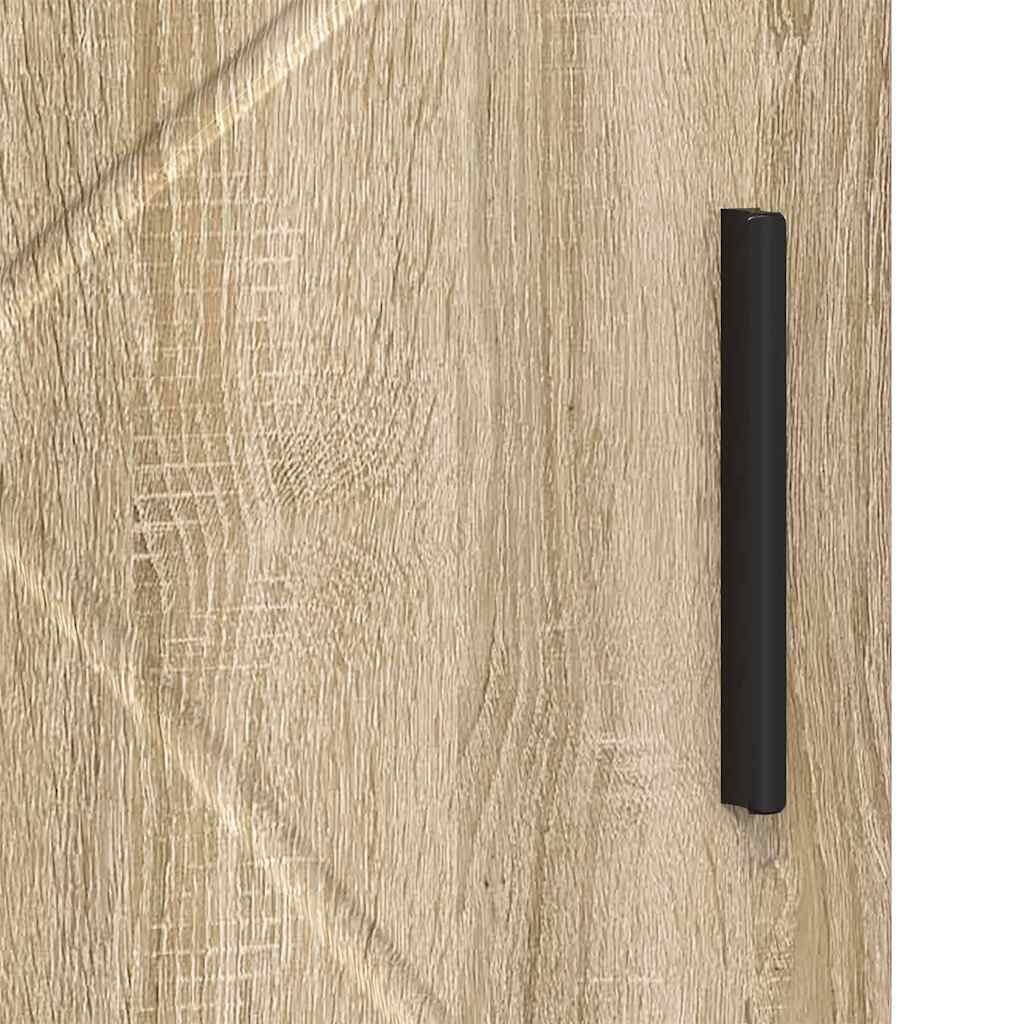 Baderomsskap med dør Sonoma eik 30 x 35 x 95 cm Konstruert tre