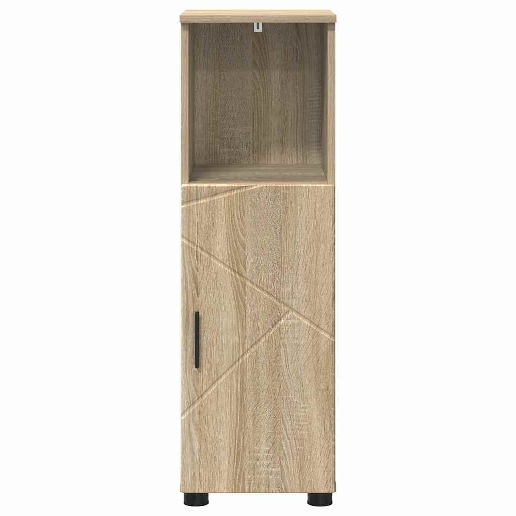Baderomsskap med dør Sonoma eik 30 x 35 x 95 cm Konstruert tre