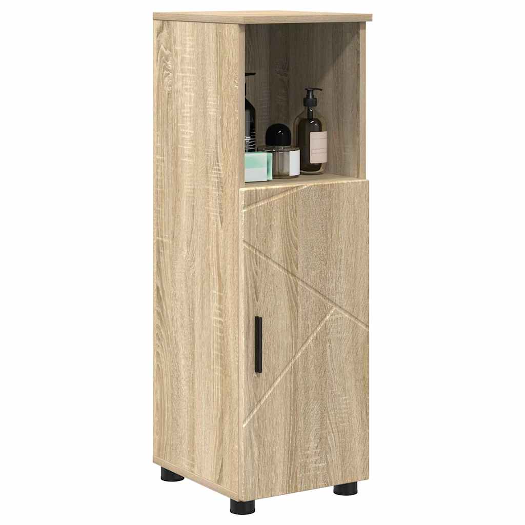 Baderomsskap med dør Sonoma eik 30 x 35 x 95 cm Konstruert tre