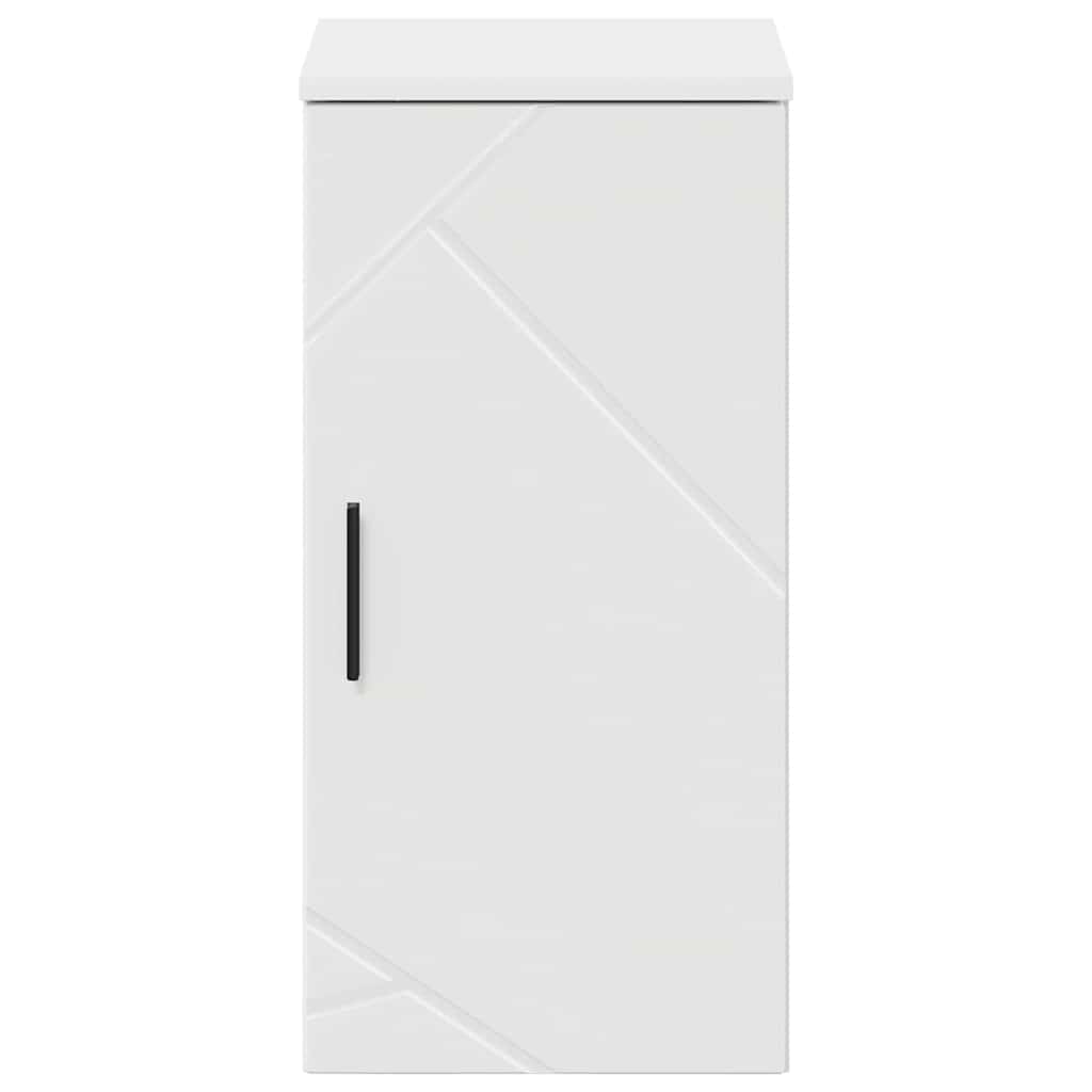 Baderomsskap Høyglans hvit 30 x 31,5 x 61 cm Konstruert tre