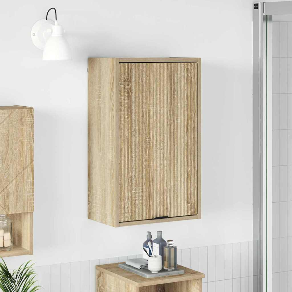 Baderomsskap Sonoma eik 39 x 23.5 x 65 cm Konstruert tre