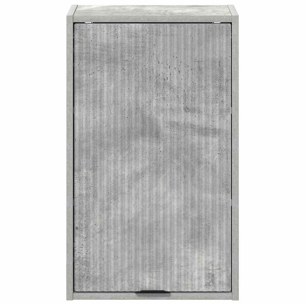 Baderomsskap med dør Betonggrå 39 x 23.5 x 65 cm Konstruert tre