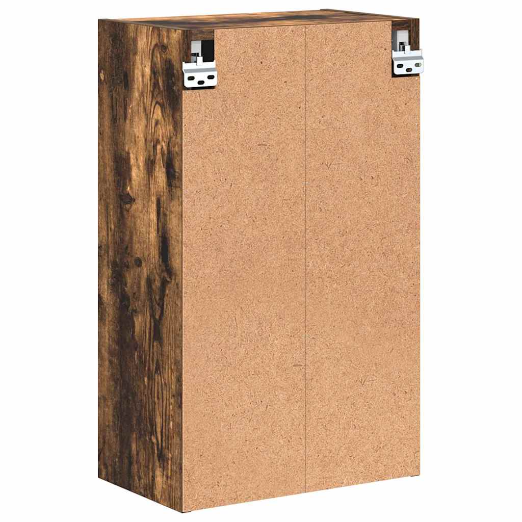 Baderomsskap med dør Røkt eik 39 x 23.5 x 65 cm Konstruert tre