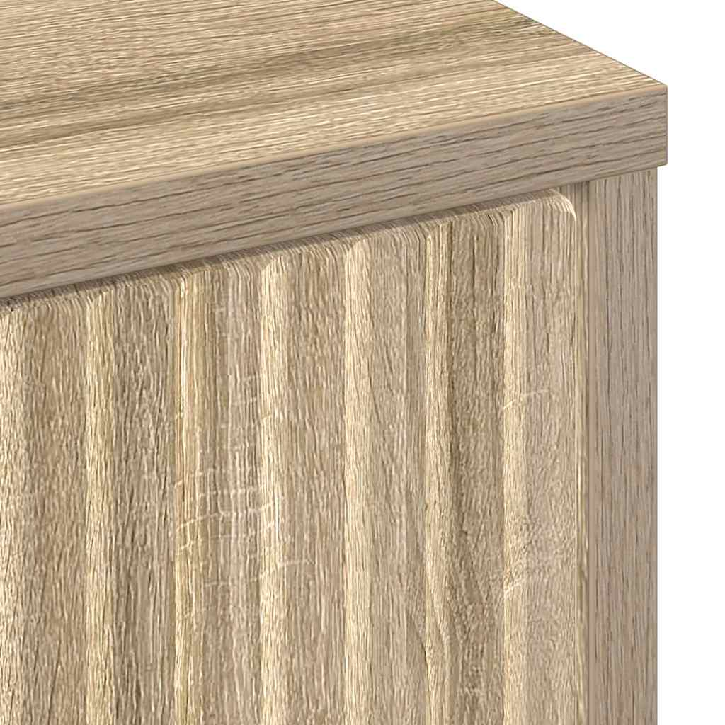 Baderomsskap Sonoma eik 39.5 x 36 x 88 cm Konstruert tre
