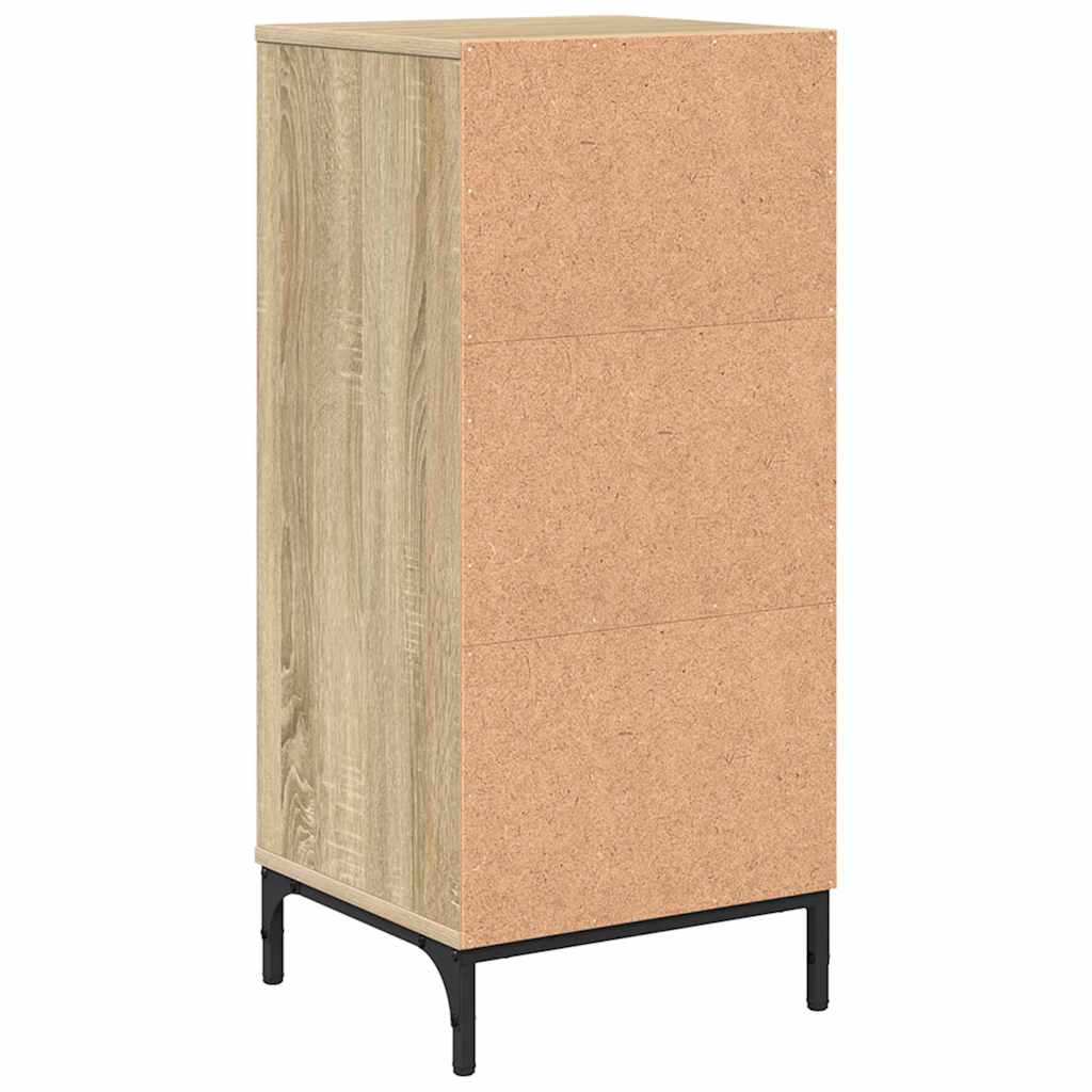 Baderomsskap Sonoma eik 39.5 x 36 x 88 cm Konstruert tre
