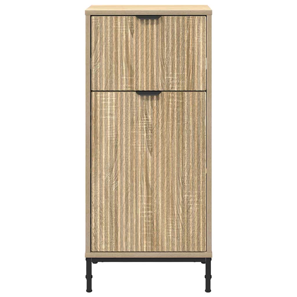 Baderomsskap Sonoma eik 39.5 x 36 x 88 cm Konstruert tre