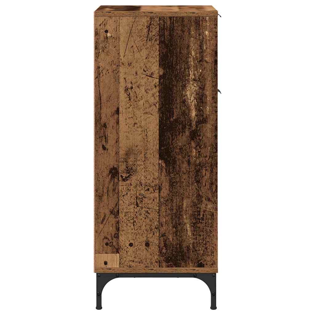 Baderomsskap Gammelt tre 39.5 x 36 x 88 cm Konstruert tre