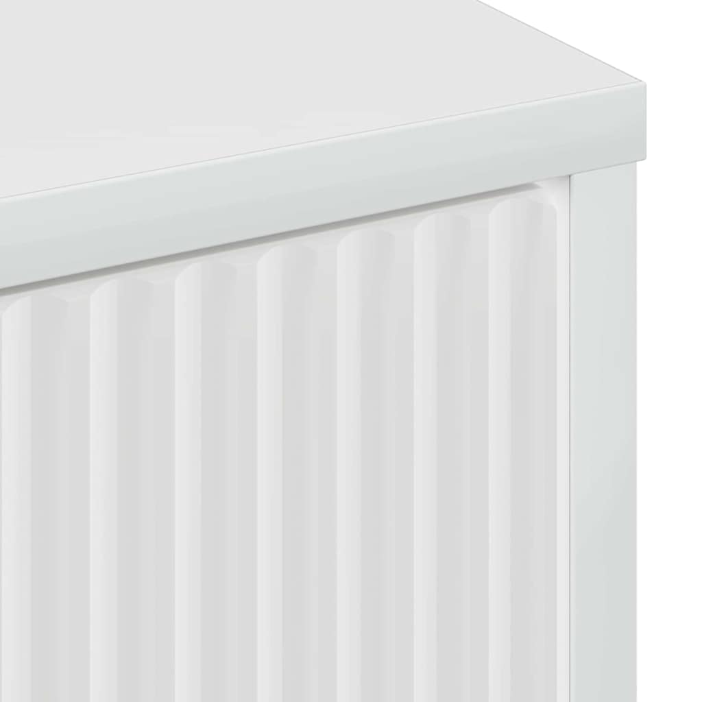 Skjenk Høyglans Hvit 89,5 x 33 x 82 cm