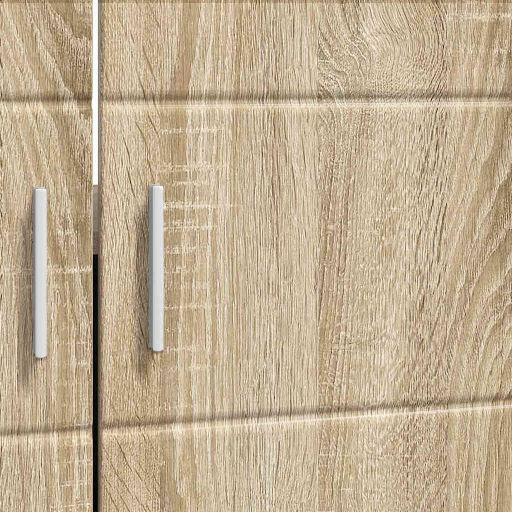 Bad vaskeskap med dør Sonoma eik 60 x 34 x 63 cm Konstruert tre