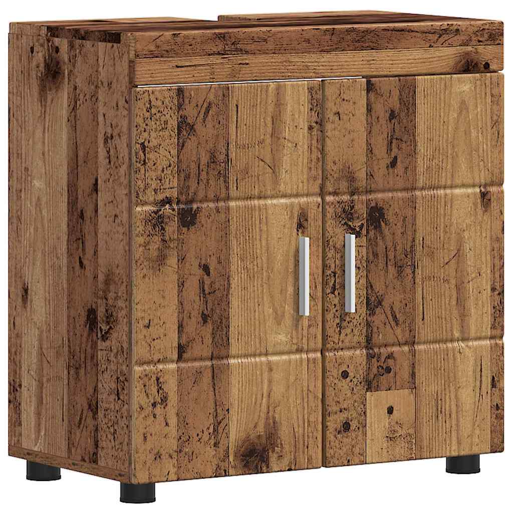 Bad vaskeskap Gammelt tre 60 x 34 x 63 cm Konstruert tre