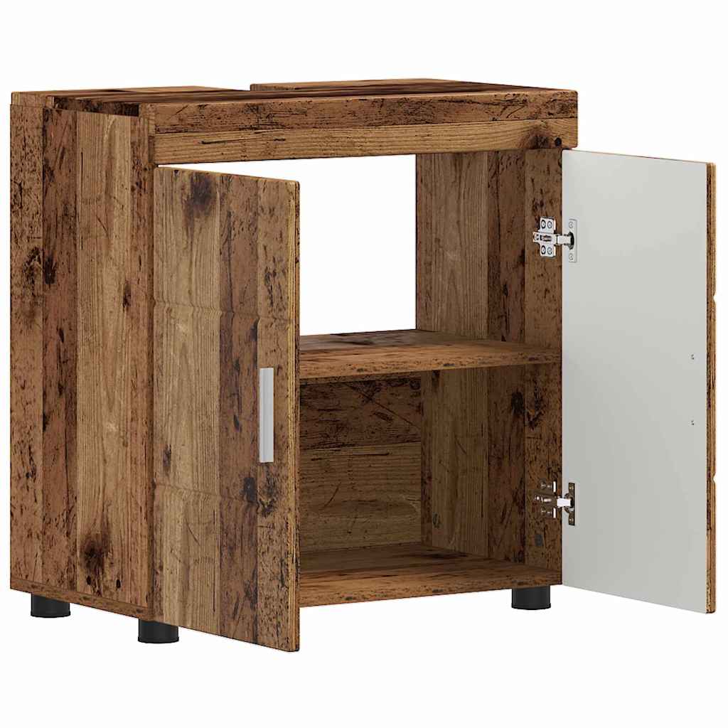 Bad vaskeskap Gammelt tre 60 x 34 x 63 cm Konstruert tre