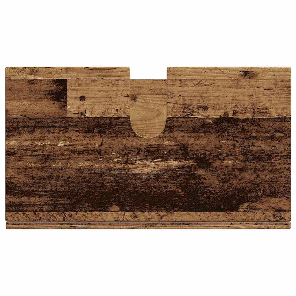 Bad vaskeskap Gammelt tre 60 x 34 x 63 cm Konstruert tre