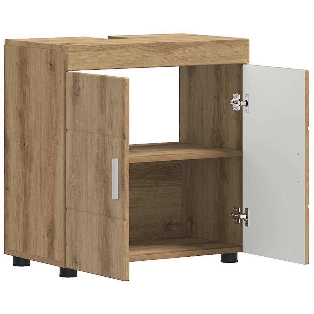 Bad vaskeskap artisan eik 60 x 34 x 63 cm Konstruert tre
