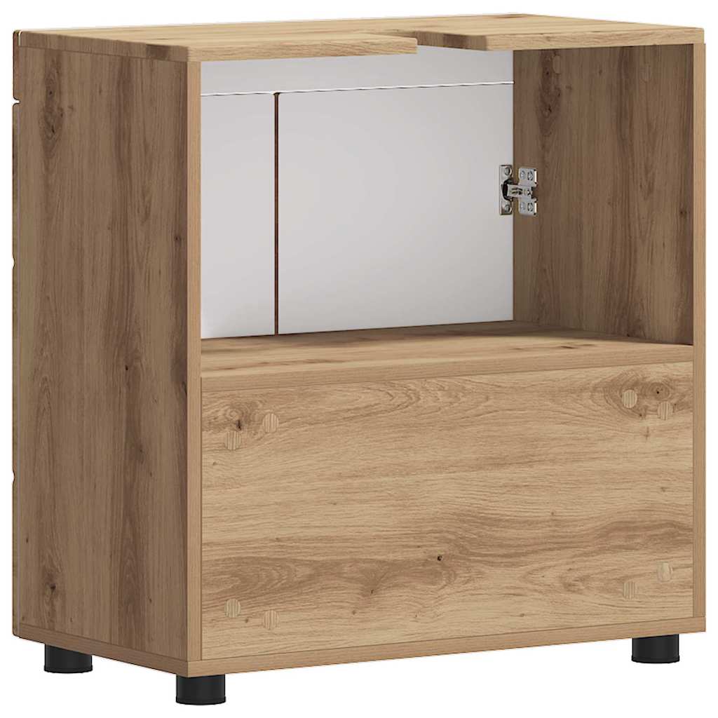 Bad vaskeskap artisan eik 60 x 34 x 63 cm Konstruert tre