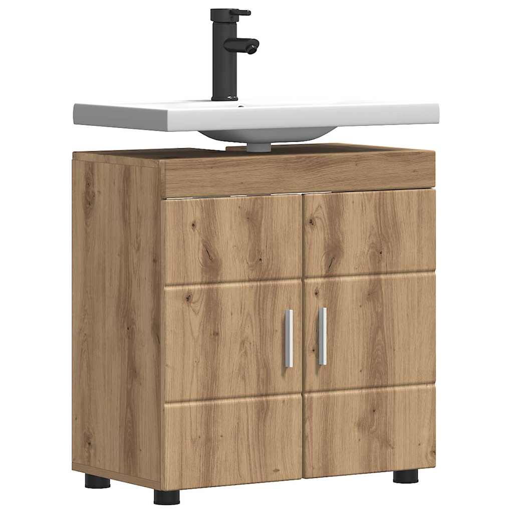 Bad vaskeskap artisan eik 60 x 34 x 63 cm Konstruert tre