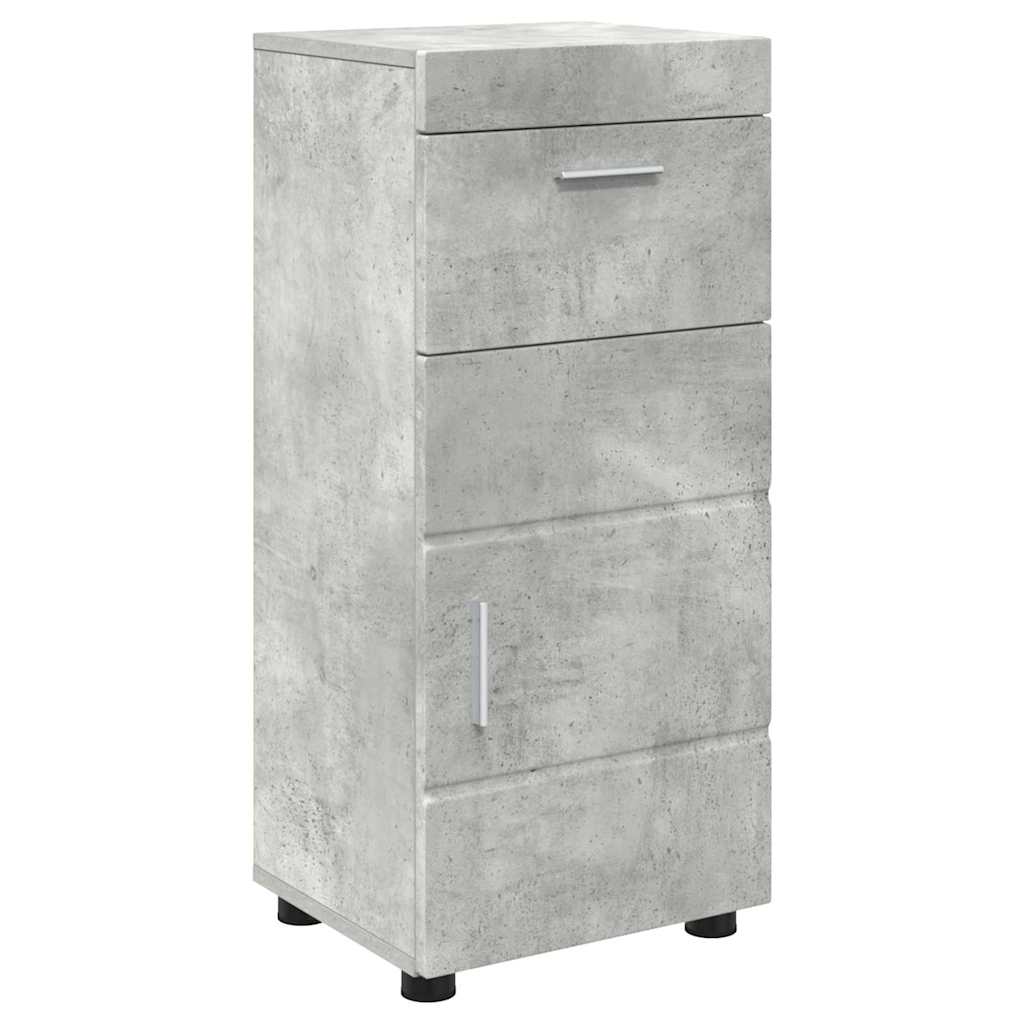 Baderomsskap med dør Betonggrå 37 x 31.5 x 82 cm Konstruert tre