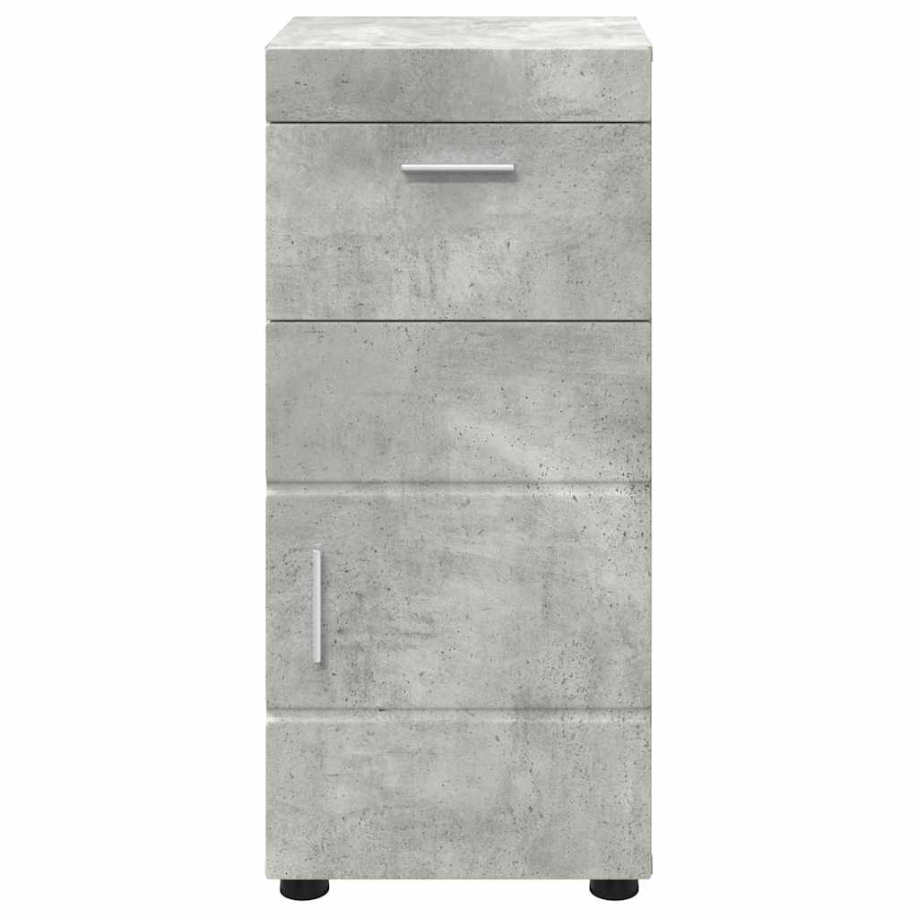 Baderomsskap med dør Betonggrå 37 x 31.5 x 82 cm Konstruert tre