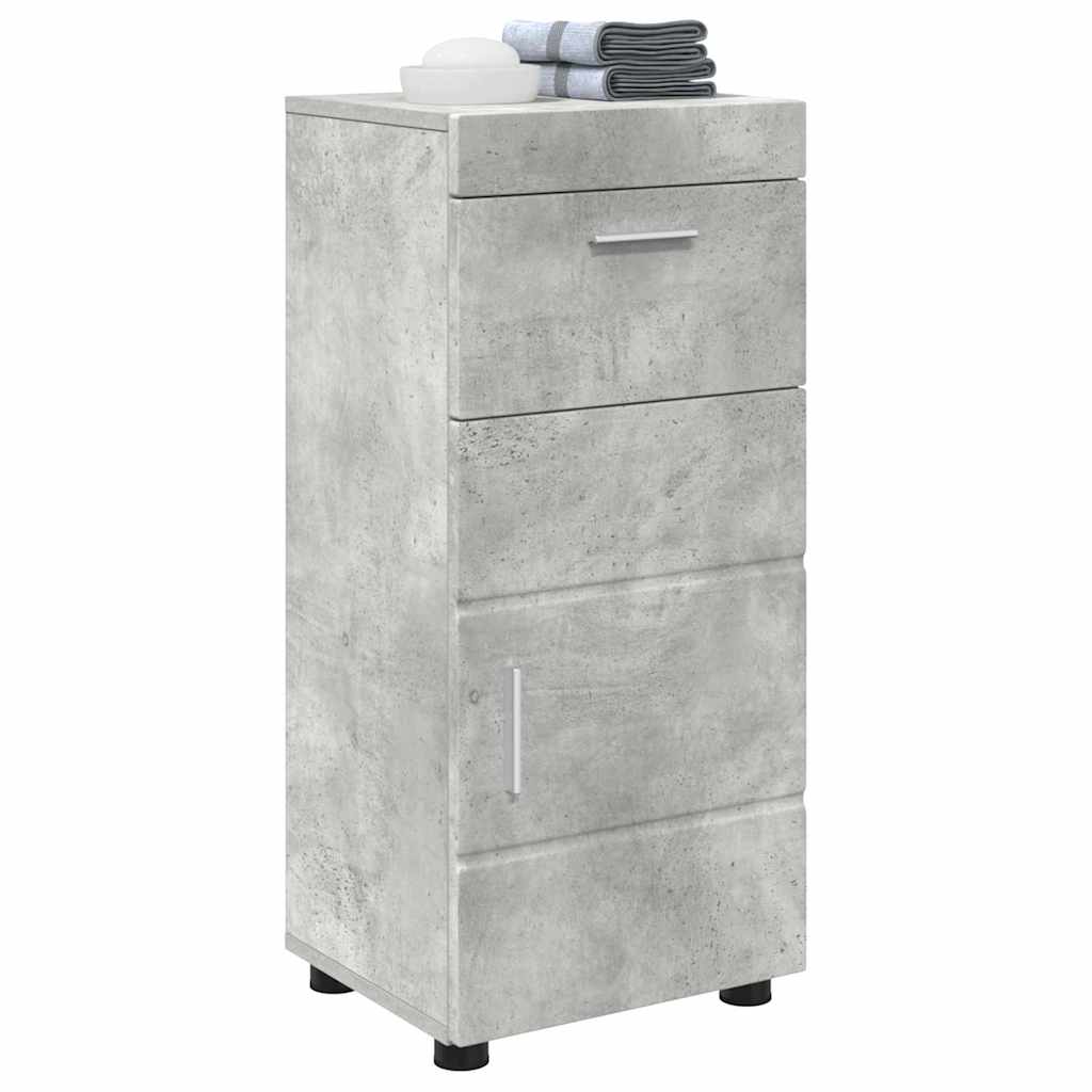 Baderomsskap med dør Betonggrå 37 x 31.5 x 82 cm Konstruert tre