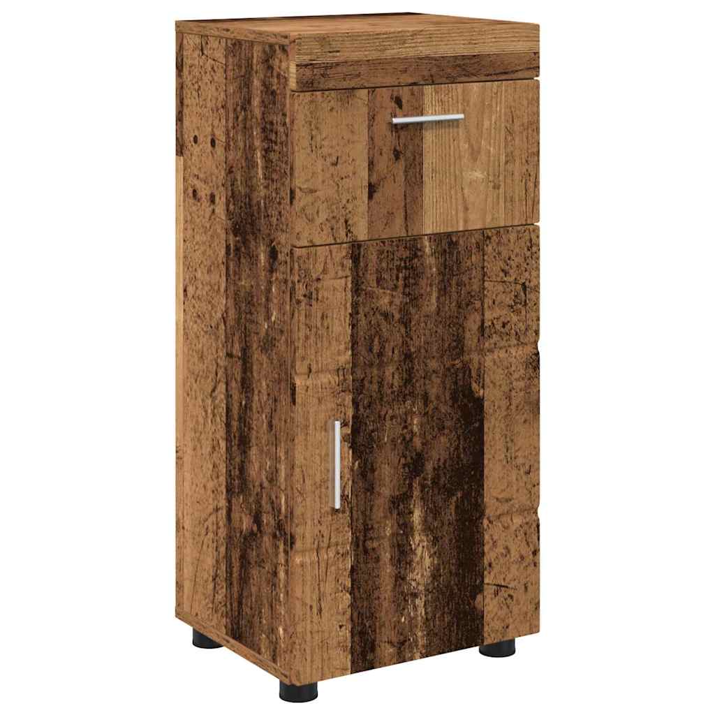 Baderomsskap Gammelt tre 37 x 31.5 x 82 cm Konstruert tre