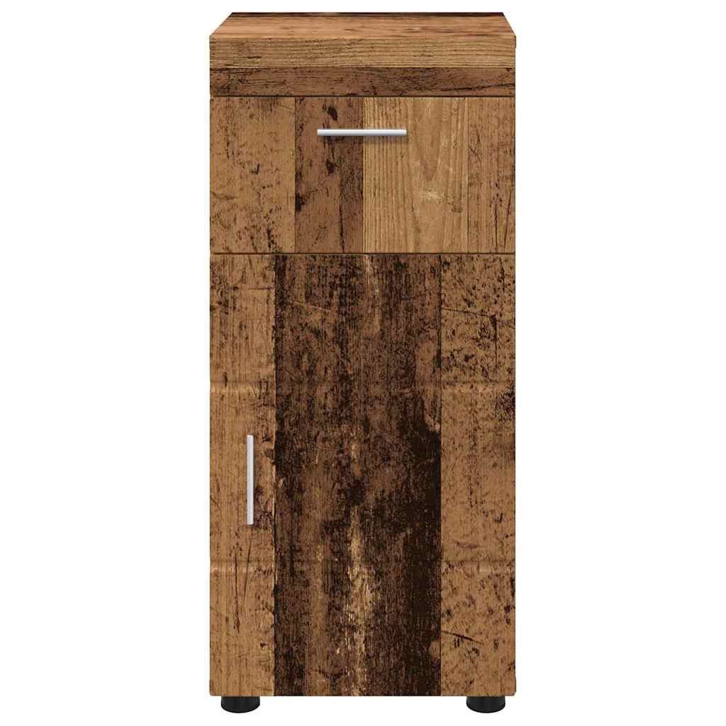 Baderomsskap Gammelt tre 37 x 31.5 x 82 cm Konstruert tre