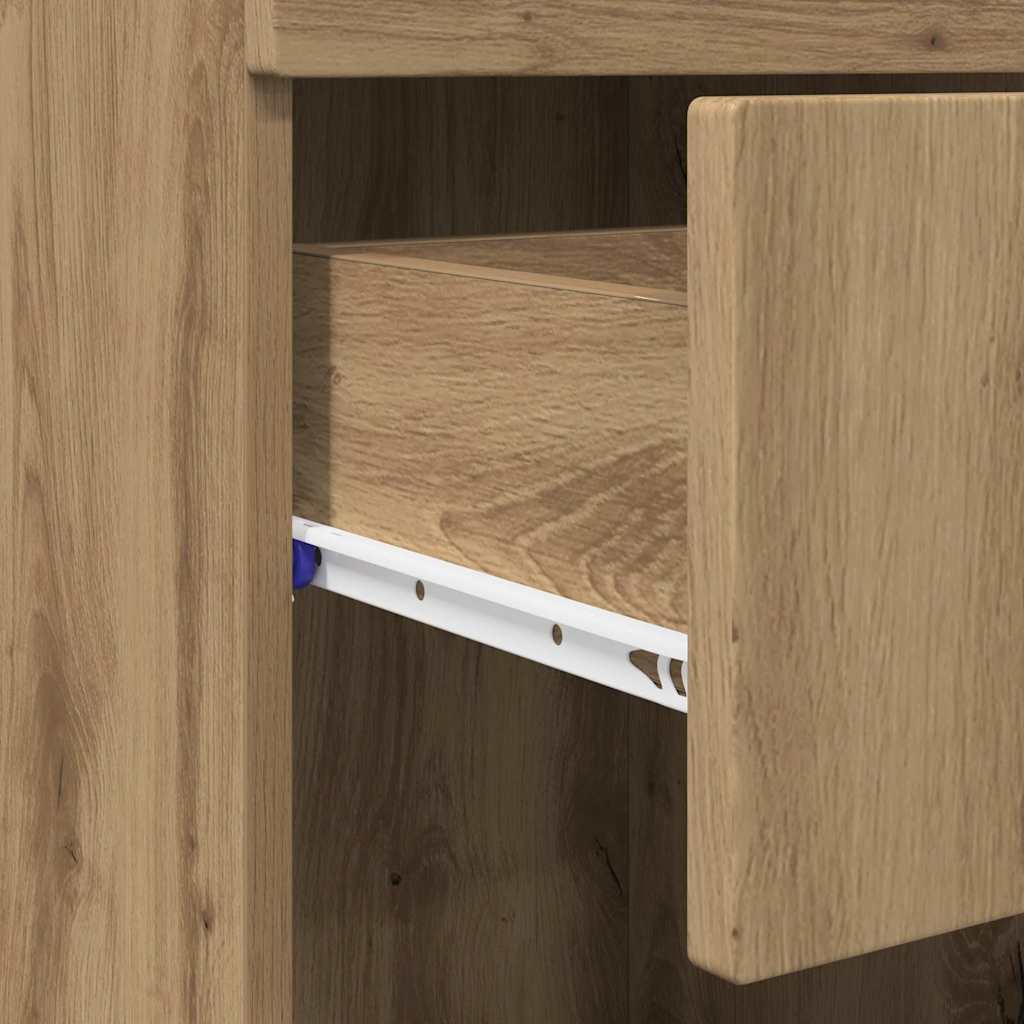 Baderomsskap artisan eik 37 x 31.5 x 82 cm Konstruert tre