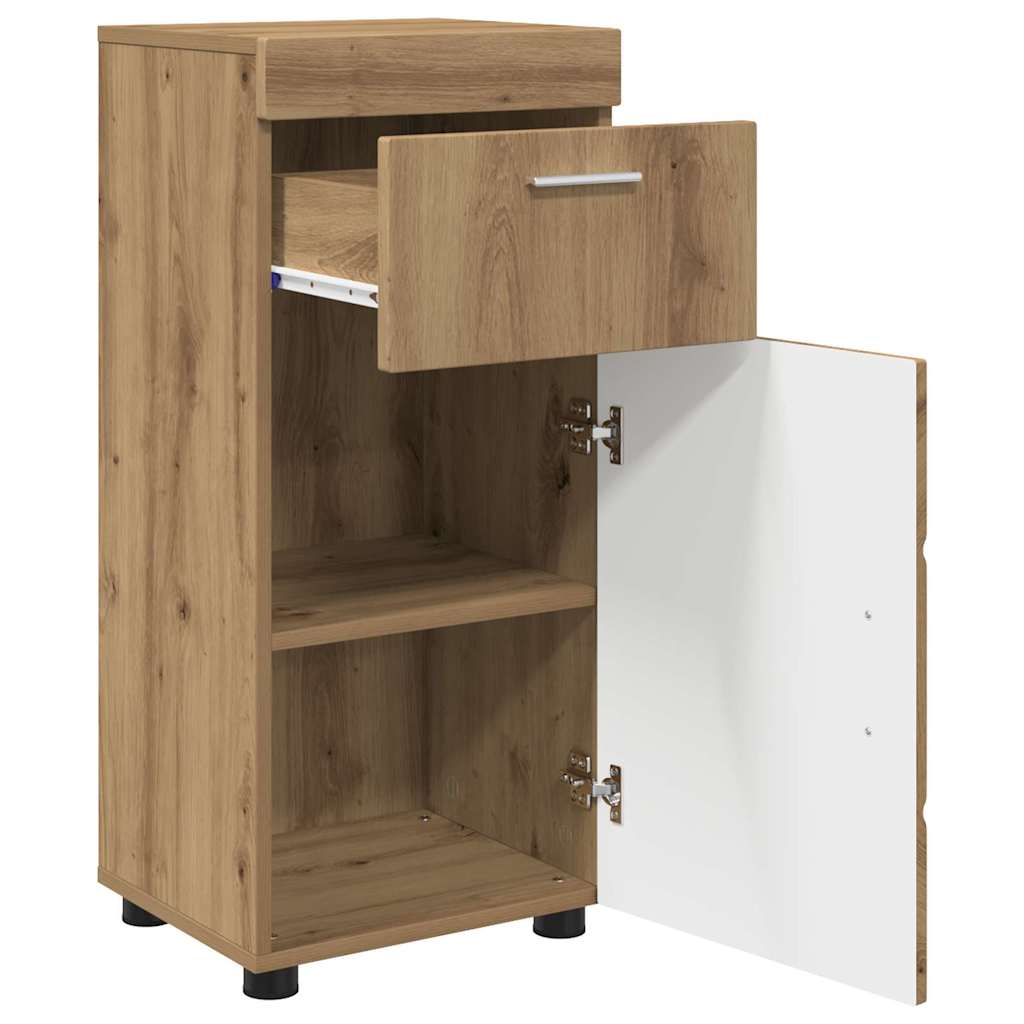 Baderomsskap artisan eik 37 x 31.5 x 82 cm Konstruert tre