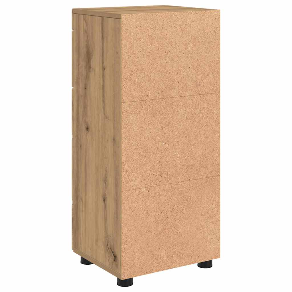 Baderomsskap artisan eik 37 x 31.5 x 82 cm Konstruert tre