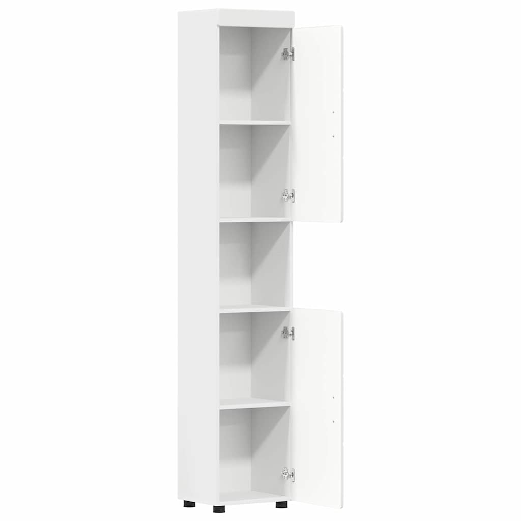 Baderomsskap TULUM Hvit 37 x 31.5 x 203 cm Konstruert tre