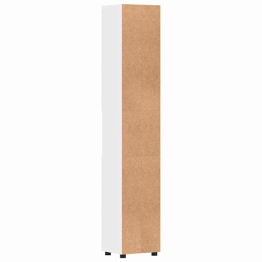Baderomsskap TULUM Hvit 37 x 31.5 x 203 cm Konstruert tre