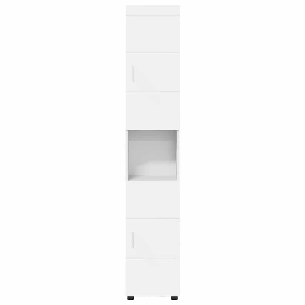 Baderomsskap TULUM Hvit 37 x 31.5 x 203 cm Konstruert tre