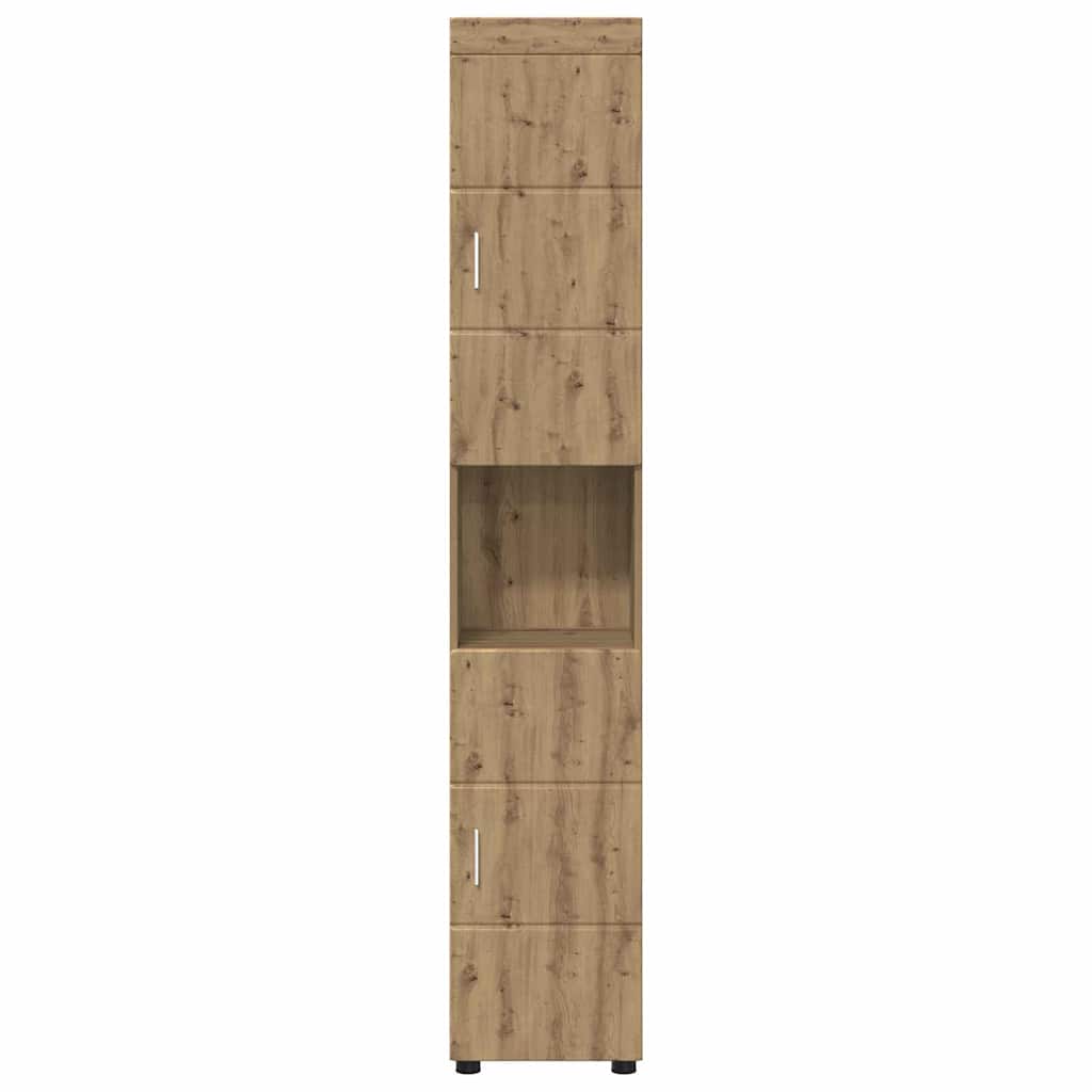 Baderomsskap med lagring TULUM artisan eik 37 x 31.5 x 203 cm