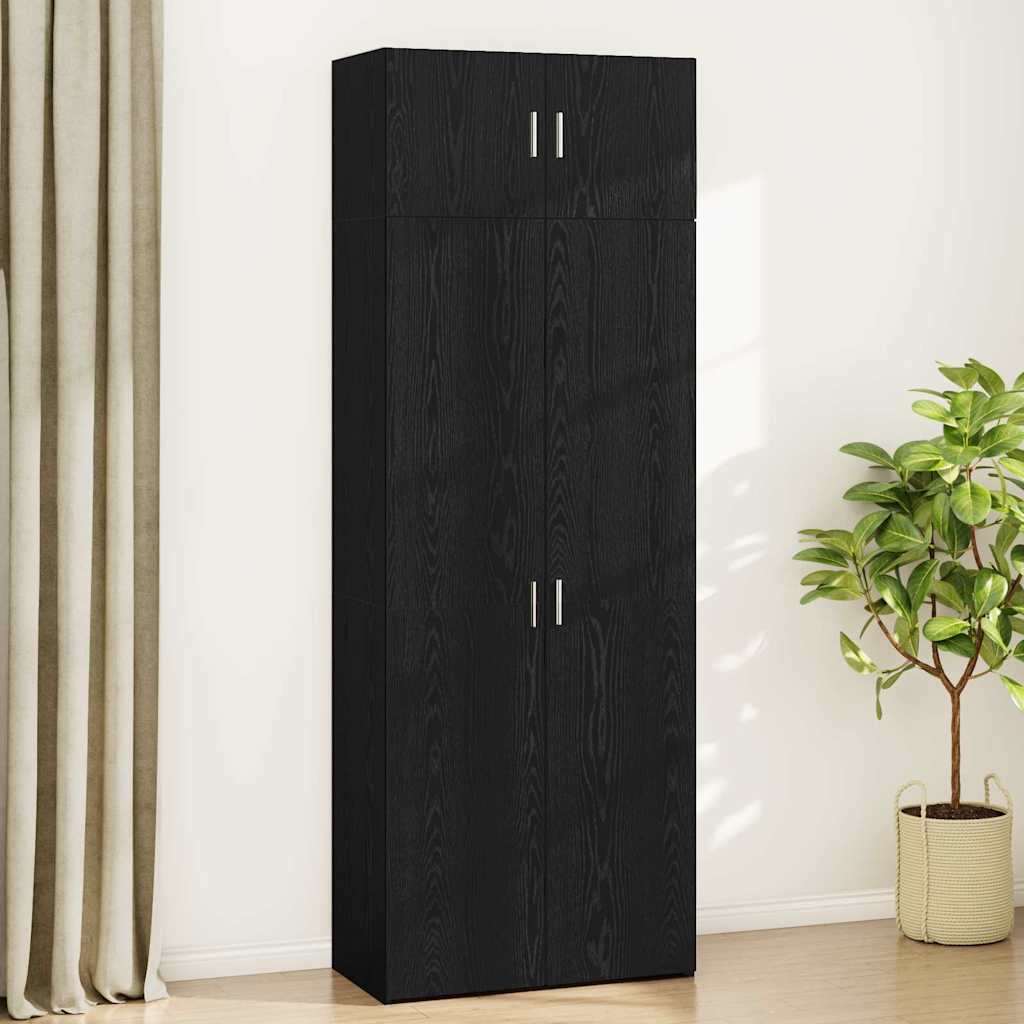 Skap Svart Eik 80 x 41 x 225 cm