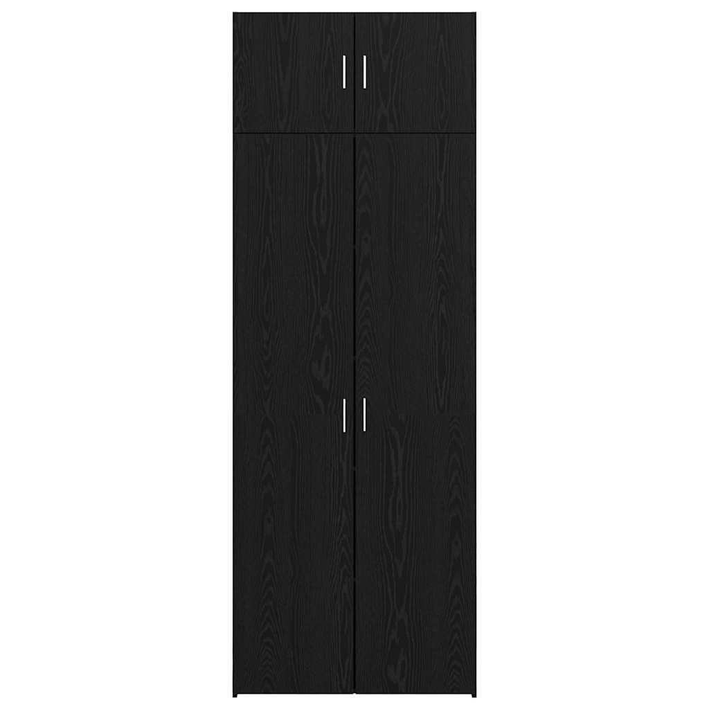 Skap Svart Eik 80 x 41 x 225 cm
